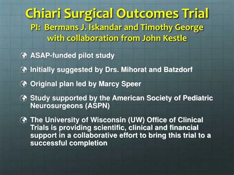 Ppt Surgical Outcomes In Patients With Chiari Type 1 Malformation And