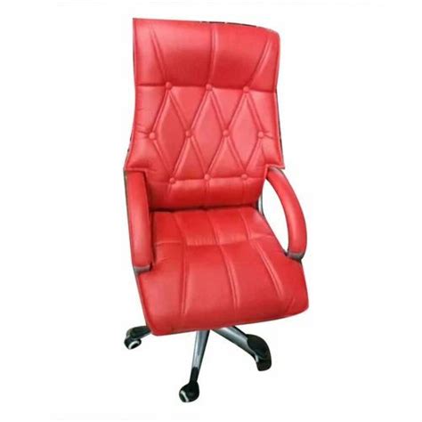 High Back Rexine Red Office Revolving Chair At Rs 3050 In New Delhi