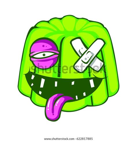 Crazy Jelly Logo Template Stock Vector (Royalty Free) 622817885 ...