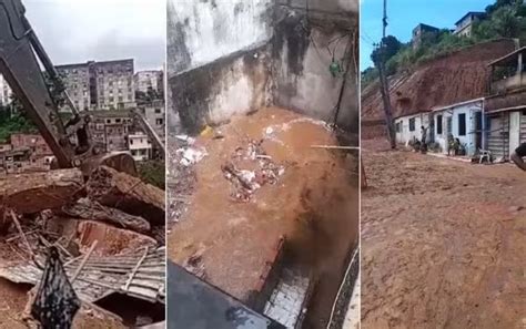 Chuva Causa Alagamentos E Deslizamentos De Terra Em Salvador Casa