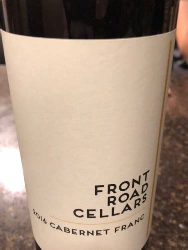 Front Road Cellars Cabernet Franc Vivino