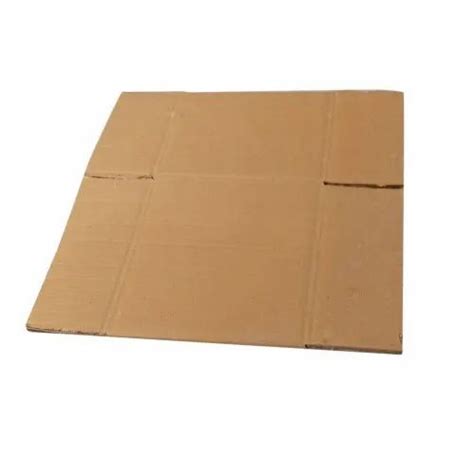 Rectangular Plain Brown 3 Ply Corrugated Box Weight Holding Capacity