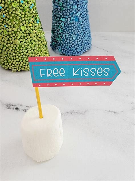 Elf On The Shelf Kissing Booth Free Printable Fun Money Mom