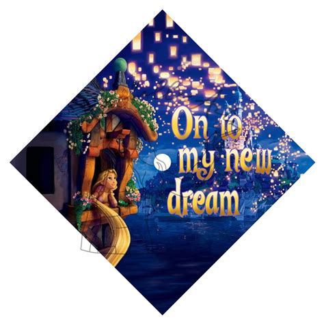 Tangled Printed Graduation Cap Topper Graduation Ts Sold By