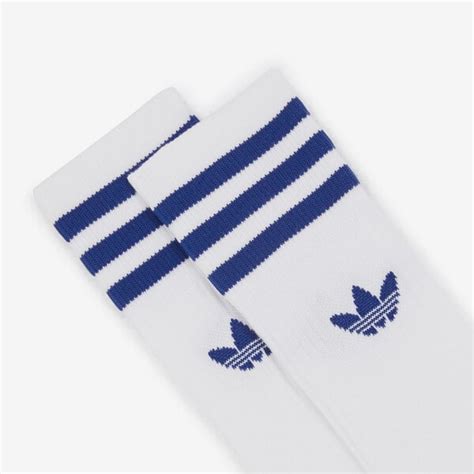 Adidas Originals Chaussettes X3 Crew Trefoil Blanc Noir Chaussette Mixte