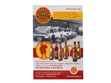 Weyermann® LIVING & DRINKING | Poster "Bamberger Hofbräu®" | online kaufen