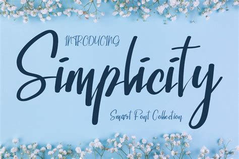 Simplicity Font By Shiddiqart · Creative Fabrica