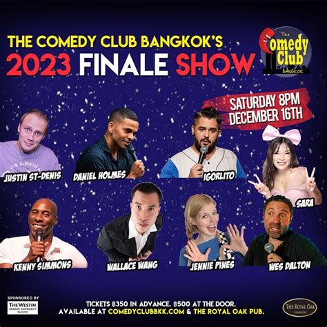 Megatix - THE COMEDY CLUB BANGKOK 2023 FINALE SHOW!