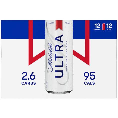 Michelob Ultra Superior Light Beer Domestic Lager 12 Pack 12 Fl Oz