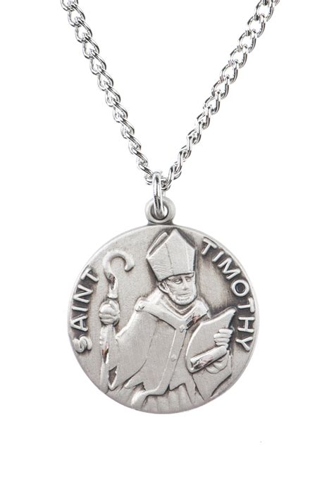 St Timothy Medal – Tallys Religious Gifts and Church Supplies