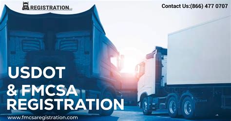 Usdot And Fmcsa Registration Rllc