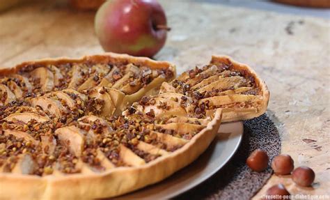 Tarte Aux Pommes Et Noisettes Allégée