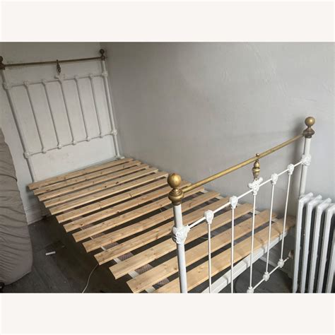 Vintage Iron Twin Bed Frame Aptdeco