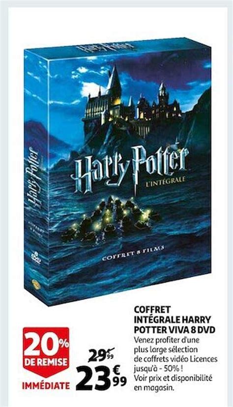 Promo Coffret Int Grale Harry Potter Viva Dvd Chez Auchan Icatalogue Fr