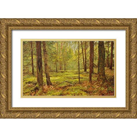 Adamov Alexey 14x10 Gold Ornate Wood Framed With Double Matting Museum