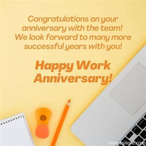 Happy Work Anniversary Images With Quotes Messages Wishes Work