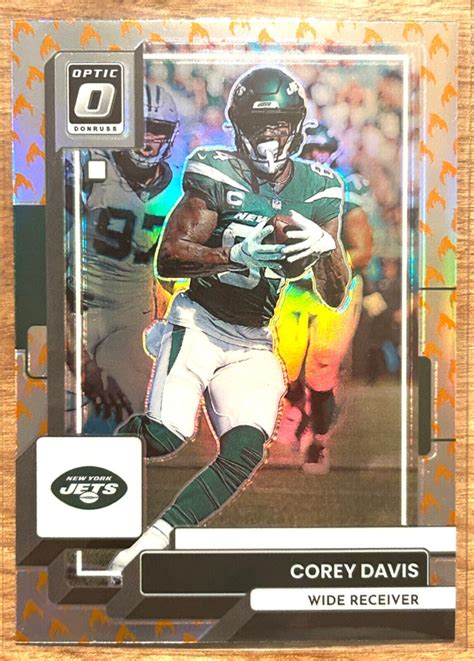 Donruss Optic Corey Davis Fire Emoji Prizm Ssp Ebay