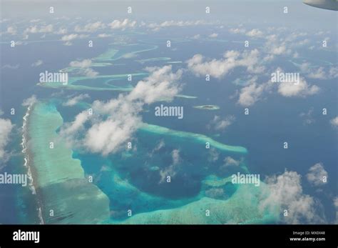 Islands of Maldives from the sky, Republic of Maldives Stock Photo - Alamy