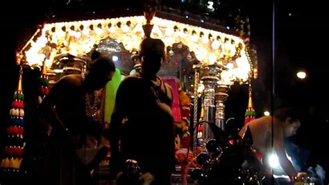 Sri Mariamman Temple Silver Chariot Procession Youtube