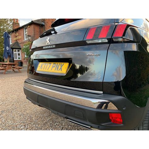 Peugeot 3008 SUV 16 CHROME Rear Strip Trunk Tuning Lid 3M Boot