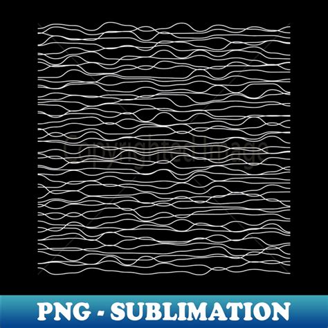 Wavy Black Lines Design Aesthetic Sublimation Digital File Inspire