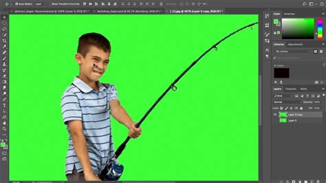 How To Green Screen Professionally Adobe Photoshop Cc 2018 Youtube