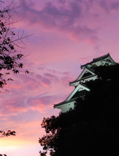 熊本城 夕焼け フォトギャラリー 熊本市観光ガイド