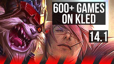 Kled Vs Sett Top 600 Games Rank 9 Kled Kr Master 141 Youtube