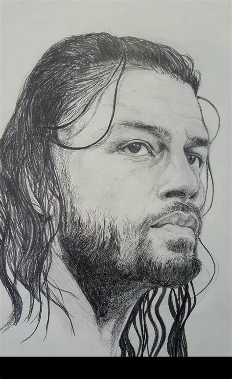 Details More Than 117 Roman Reigns Drawing Easy Latest Seven Edu Vn