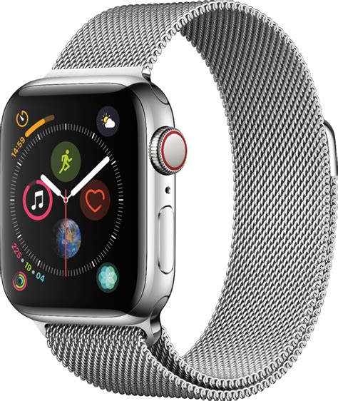 Best Buy Apple Watch Series 4 GPS Cellular 40mm Stainless Steel