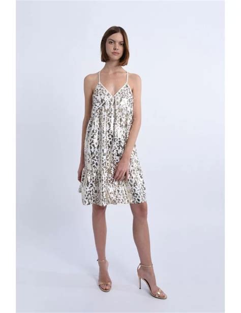 Robe Courte En Sequins Molly Bracken E Shop