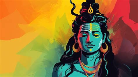 Premium Ai Image Happy Maha Shivratri Illustration Of Lord Shiva