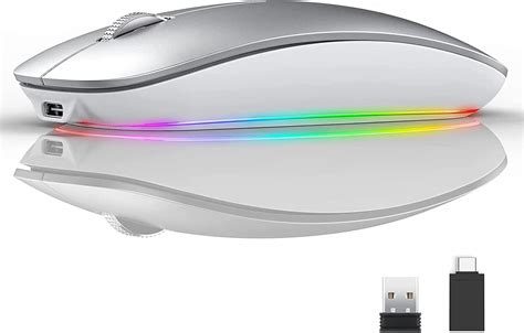 Uiosmuph U Rgb Mouse Kablosuz Ghz Kablosuz Fare Arj Edilebilir