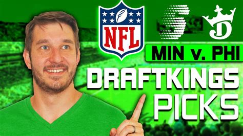 DraftKings NFL DFS Picks Eagles Vs Vikings Week 2 Thursday Night