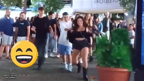 Top Reactions In Italy Bushman Prank Zoipana Youtube