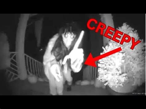 Most Disturbing Things Caught On Doorbell Camera Footage Youtube