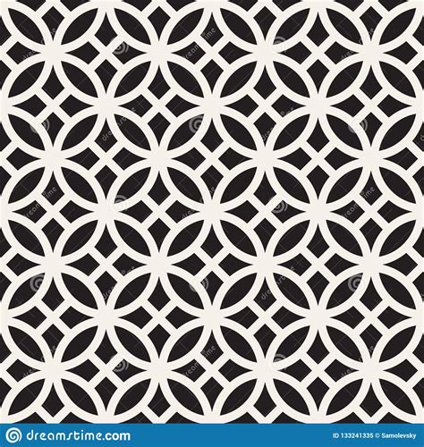 Vector Seamless Pattern Modern Stylish Abstract Texture Repeating Geometric Tilesn Stock