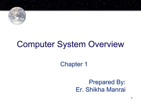 Chapter1 Computer System Overview Ppt