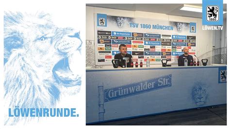 Pressekonferenz Des Tsv M Nchen Vor Dem Ausw Rtsspiel Gegen Den