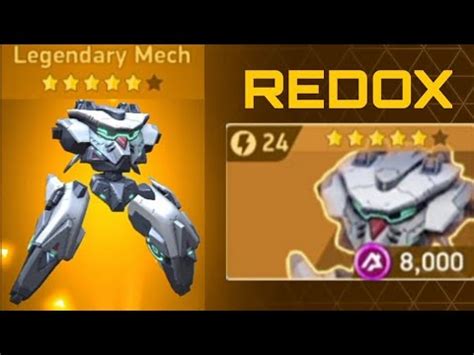 Redox Unlock Gameplay Mech Arena Youtube