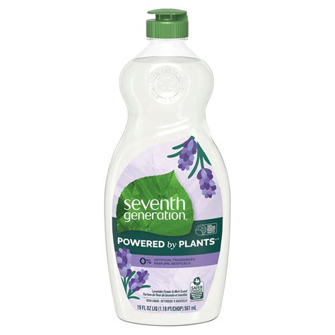 Seventh Generation Dish Soap Liquid Lavender Flower & Mint Scent ...