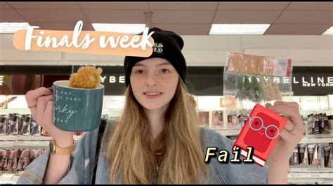 College Finals Week Vlog Relaxed Youtube