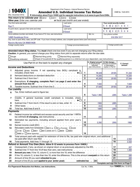 Form 1040 Social Security Worksheet 2022