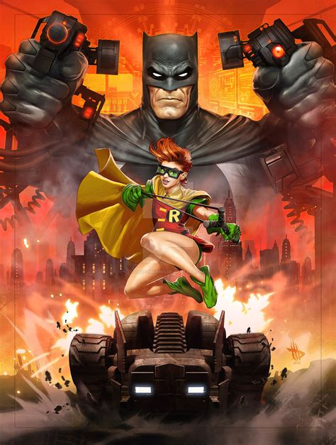 Explosive THE DARK KNIGHT RETURNS Art by Dave Wilkins — GeekTyrant