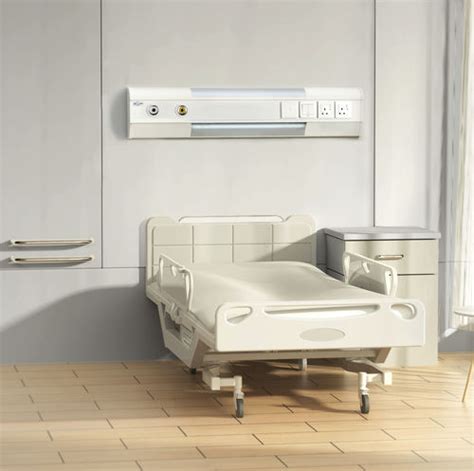 Wall Mounted Bed Head Unit Ntc Amcaremed Technology Horizontal