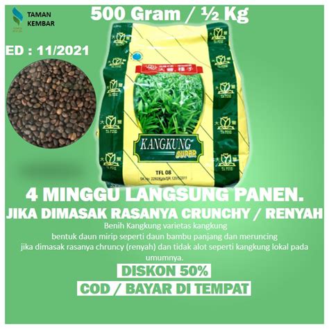 Jual Benih Sayuran Benih Kangkung Bangkok Kg Biji Benih Sayur