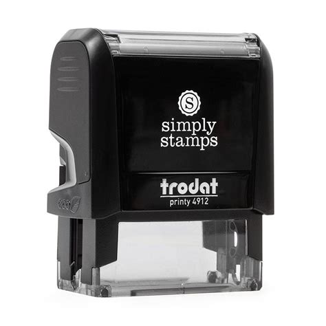 Personalized Signature Stamp with Printed Name - 904 Custom