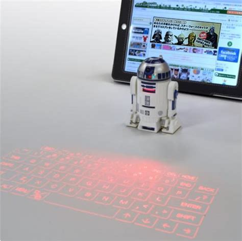 Инфракрасная виртуальная клавиатура в виде R2-D2 из Star Wars ...