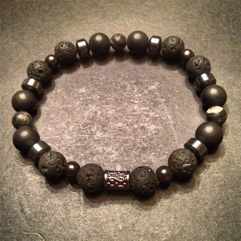 Men S Beaded Bracelet