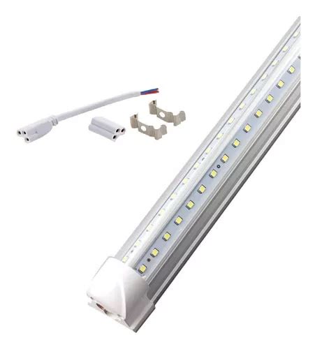 Lampara Tubo Barra Doble Led Canaleta Aluminio W Cm En Venta En